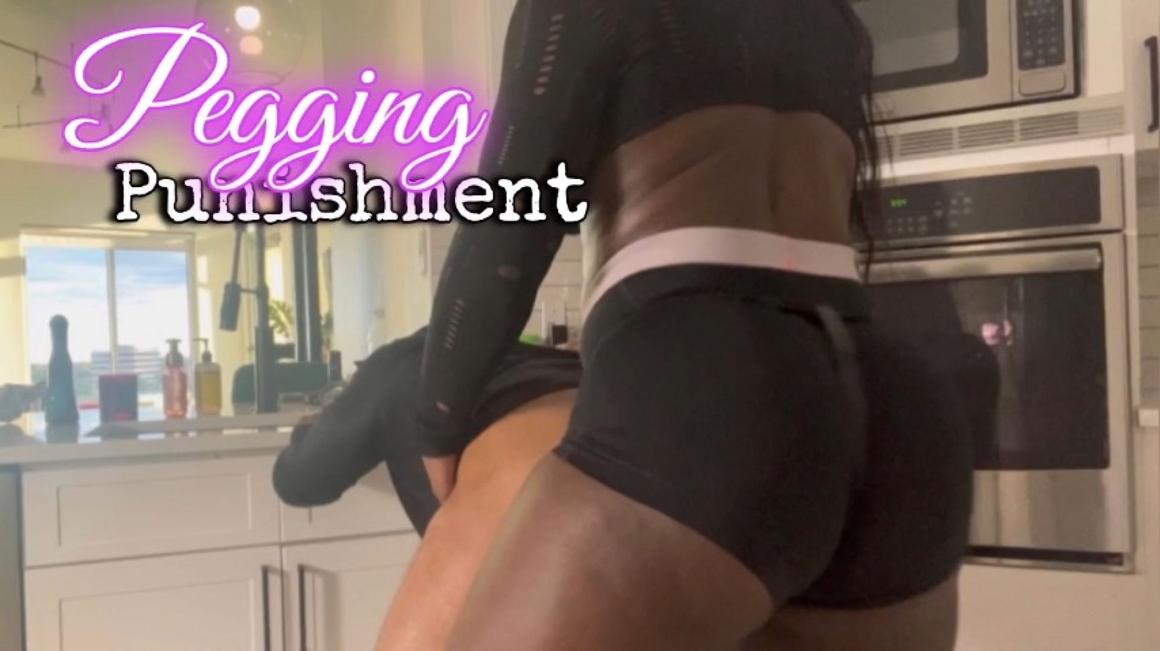 Poster for Manyvids Girl - Realqueenmelanin - Pegging Punishment Makes Him Scream - October 23, 2023 - Anal Play, Pov Strapon (Анальная Игра)