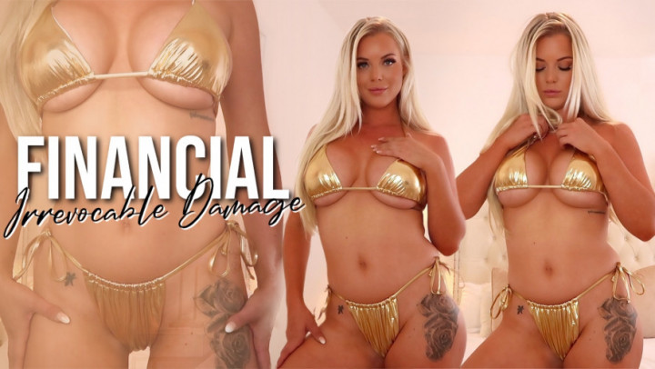 Poster for Irrevocable Financial Damage - September 11, 2022 - Lexiluxe - Manyvids Star - Micro Bikini, Cock Tease, Brat Girls (Дразнить Членом)