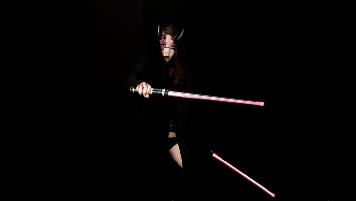 Poster for P1 Sith: Light Saber Training - February 15, 2018 - Aiko Moe - Manyvids Star - Asian, Fisting, Anal (Айко Мо Анал)