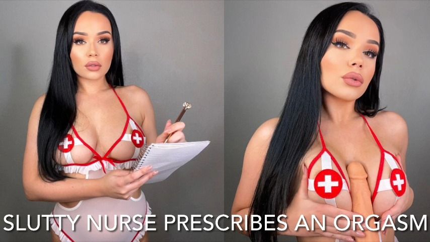 Poster for Slutty Nurse Gets A Facial - Manyvids Star - Mia Jocelyn - Kink, Dildo Riding (Миа Джослин Перегиб)