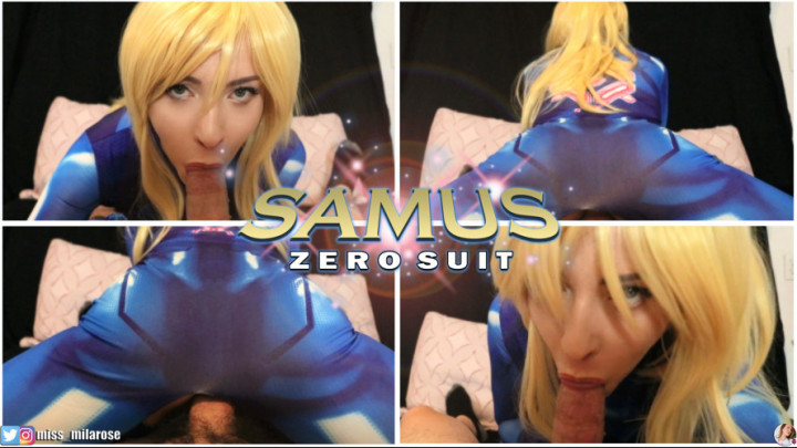 Poster for Manyvids Girl - Missmilarose - Samus Aran Rides Your Cock - Blowjob, Cosplay, Cum In Mouth (Косплей)