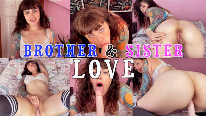 Poster for Molly Darling - Brother Sister Love - Manyvids Girl - Sisters, Dirty Talking (Молли Дарлинг Грязные Разговоры)