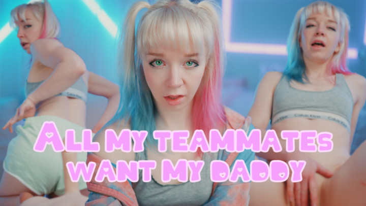 Poster for Telling Dad About My Soccer Team - Jolie Lyon - Manyvids Star - Taboo, School Girl, Dirty Talking (Джоли Лион Табу)