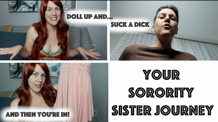 Poster for Your Sorority Sister Journey - Full - May 29, 2023 - Ivystarshyne - Manyvids Model - Imposed Crossdressing, Sissy Sluts, Sissy Training (Обучение Сисси)