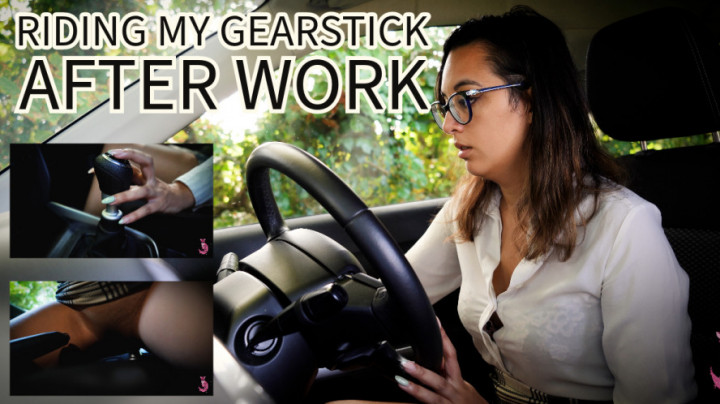 Poster for Manyvids Model - Riding My Gearstick After Work - Summer Fox - Masturbation, Car, Solo Female (Летняя Лиса Мастурбация)