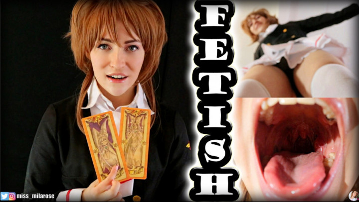 Poster for Manyvids Girl - Cardcaptor Sakura Uses The Little Card - Missmilarose - Mouth Fetish, Cosplay (Фетиш Рта)