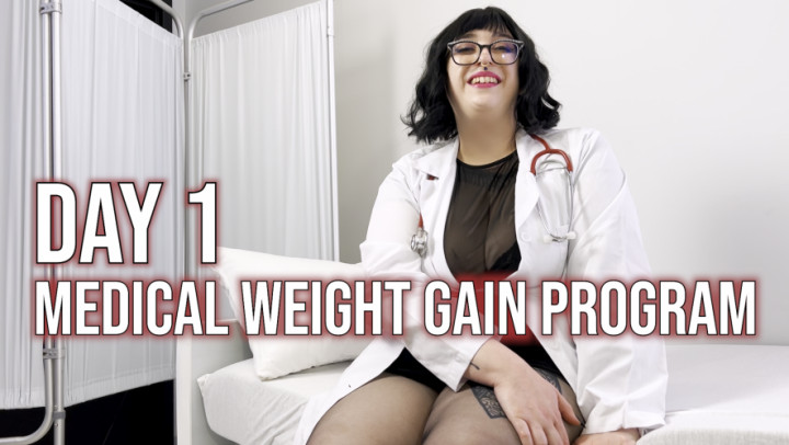 Poster for Goddessglutton - Medical Weight Gain Program - Day 1 - Sit Down With Your Dr - Manyvids Girl - Feeder/Feedee, Fat, Gaining Weight (Кормилец/Кормилица)