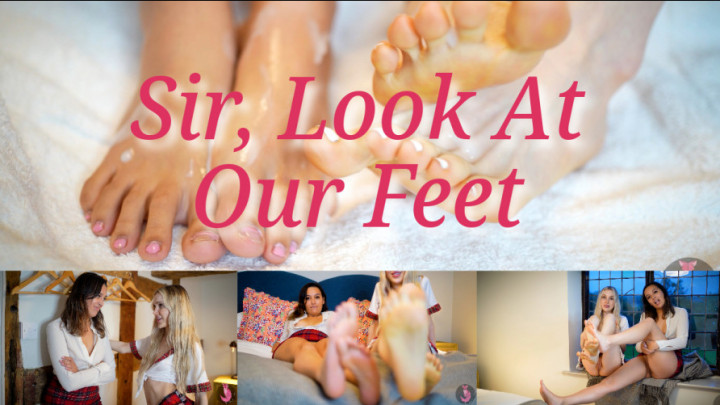 Poster for Summer Fox - Sir, Look At Our Feet - Manyvids Star - Feet, Girl Girl (Летняя Лиса Девочка Девочка)