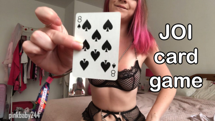 Poster for Manyvids Model - Joi Card Game - Pinkbaby24 - Joi Games, British, Jerk Off Instruction (Игры Джой)