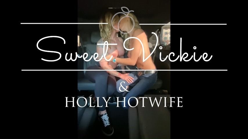 Poster for Sweetvickie - Sweetvickie Two Hot Milfs In The Backseat - Manyvids Star - Pussy Eating, Hot Wives (Горячие Жёны)