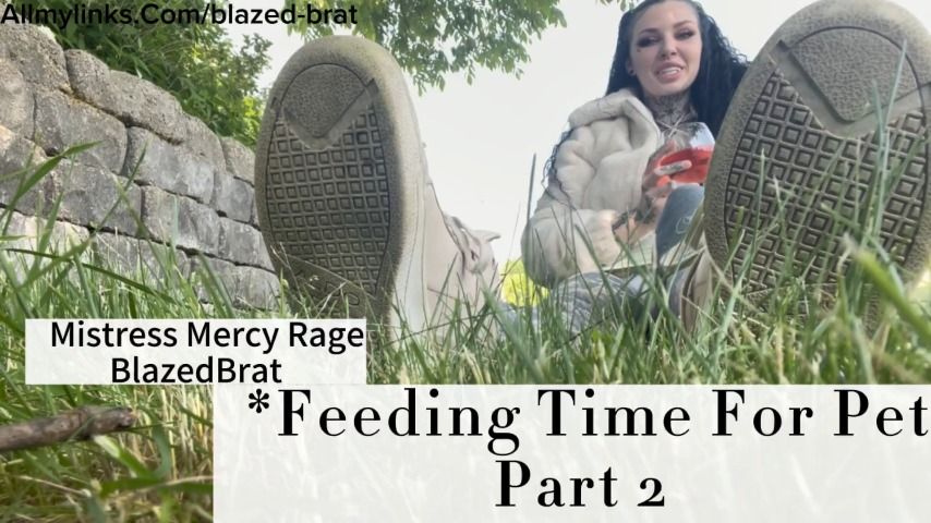 Poster for Manyvids Model - Blazed Brat - Feeding Time For Pet Pt.2 - Femdom Pov, Sneaker Fetish (Блейз Брат Фетиш Кроссовок)