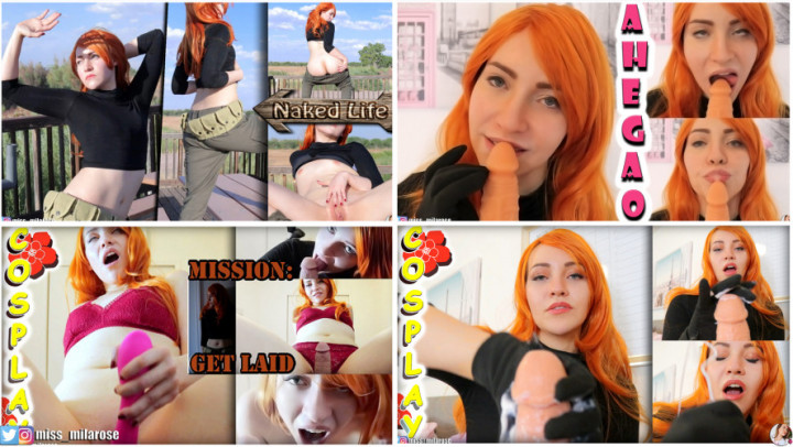 Poster for Missmilarose - Manyvids Model - Kim Possible Cosplay Bundle - Handjobs, Role Play, Cosplay (Рукоблудие)