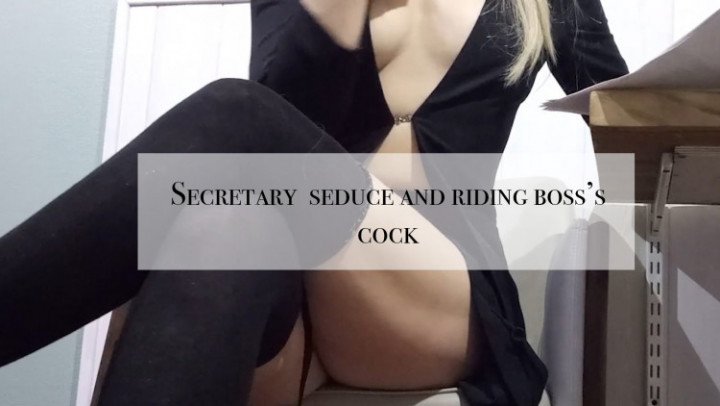 Poster for Manyvids Girl - Sweeetama - Secretary Role Play - Dirtytalking, Miniskirts, Creamy (Свитама)