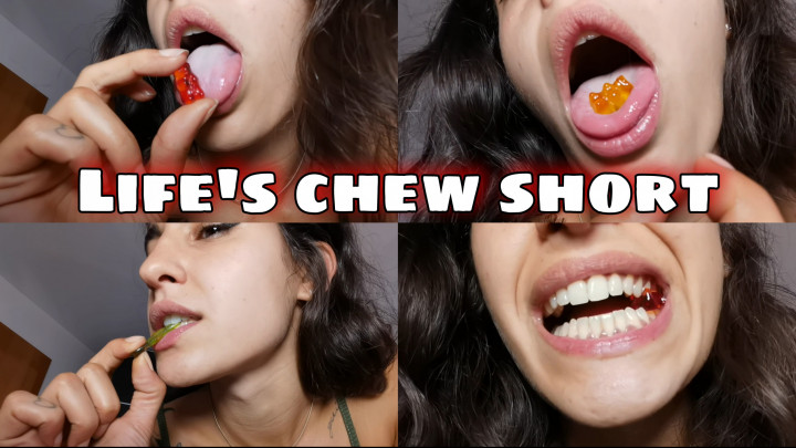 Poster for Kristenwylde - Vore Fetish: Chewing Tiny Man - Manyvids Model - Chewing, Vore