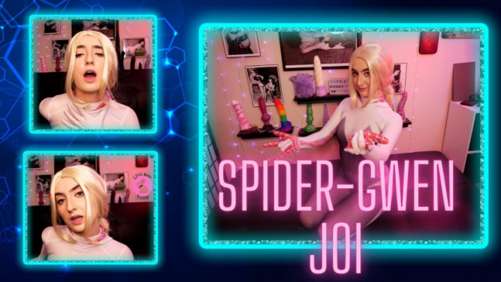 Poster for Spider-Gwen Joi - Feb 21, 2022 - Manyvids Model - Littlebunnyb - Joi, Dirty Talking (Джой)