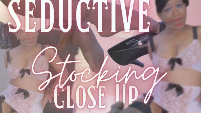 Poster for Seductive Stocking Close Up - Cupcake Sinclair - Clips4Sale Girl - Bondage, Dangling, Gagtalk (Кекс Синклер)