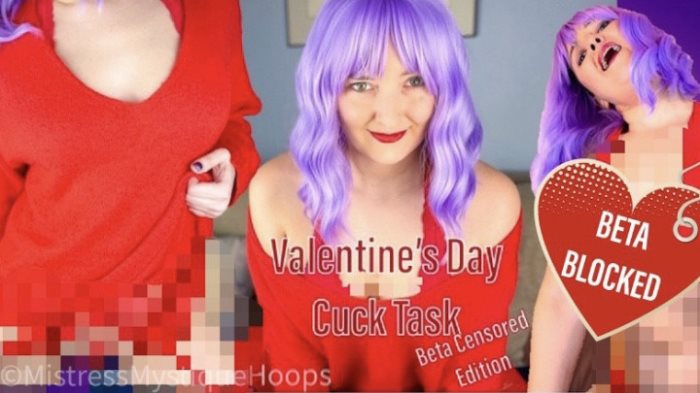 Poster for Clips4Sale Model - Valentine'S Day Cuck Task Beta Censored - Mistressmystique - Beta, Femdom (Бета)