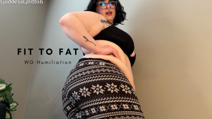 Poster for Fit To Fat To Fatter - Manyvids Girl - Goddessglutton - Gaining Weight, Bbw, Feeder/Feedee