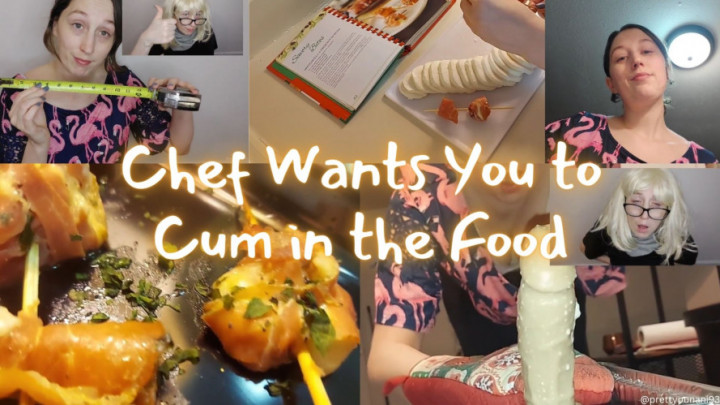 Poster for Chef Wants You To Cum In The Food - Manyvids Star - Lizzymaestro - Foodporn, Foodmasturbation, Chef (Едамастурбация)