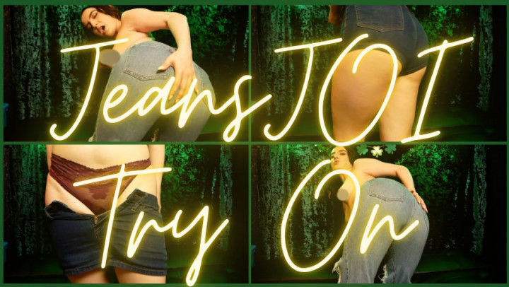 Poster for Jeans Try On Joi - March 09, 2023 - Manyvids Girl - Littlebunnyb - Fetish, Jeans Fetish, Pov (Фетиш)