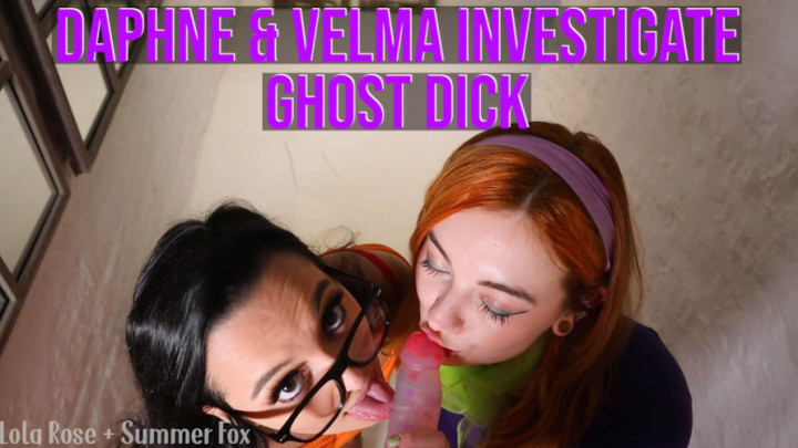 Poster for Daphne & Velma Investigate Ghost Dick - Summer Fox - Manyvids Star - Kissing, Dildo Sucking (Летняя Лиса Поцелуй)