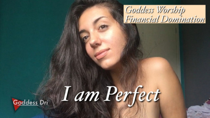 Poster for Goddessdri - Manyvids Model - I Am Perfect - Financial Domination, Face Fetish (Финансовое Господство)