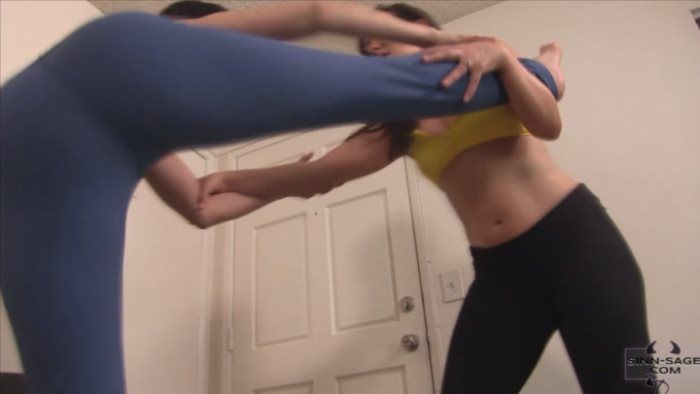 Poster for Clips4Sale Girl - Kicked Square In The Cunt - Sinnsage - Femalefighting, Cuntbusting (Sensesage Пиздострадание)