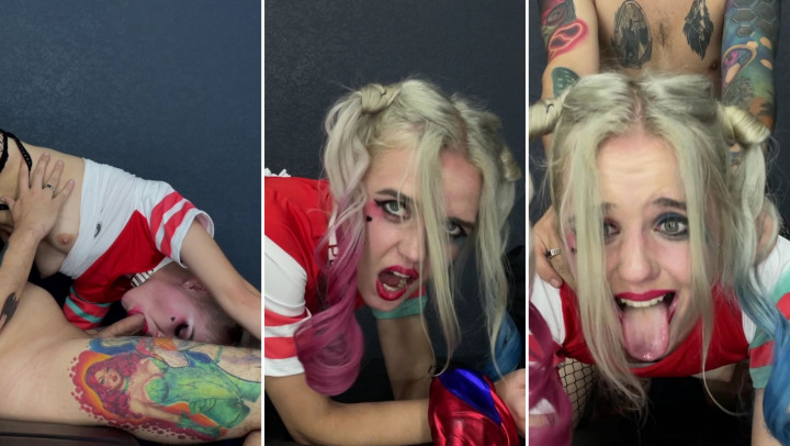 Poster for Harley Quinn Cosplay - Amazing Sex - Nov 12, 2022 - Lil Cosplay Slut - Manyvids Star - Ahegao, Fucking, Doggystyle (Лил Косплей Шлюха Ахегао)