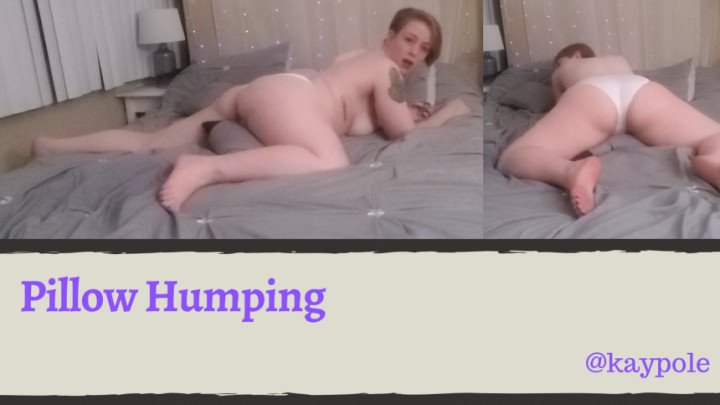 Poster for Kaypole Pillow Humping - Manyvids Model - Kaypole - Solo Masturbation, Pillow Humping, Panty Fetish (Только Мастурбация)