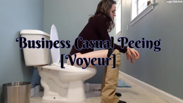 Poster for Sage Eldritch - Clips4Sale Girl - Business Casual Peeing [Voyeur - Voyeur, Sfw (Мудрец Элдрич Вуайер)