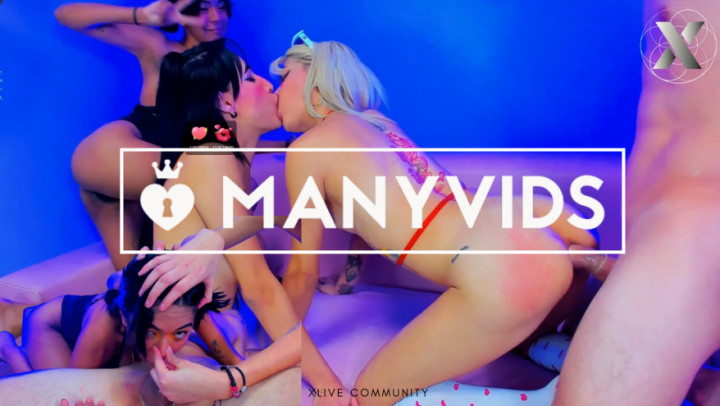 Poster for Manyvids Girl - Xlivestudio - Mygod! Ass And Throat Destruction - Facefucking, Doggystyle, Anal (Доггистайл)