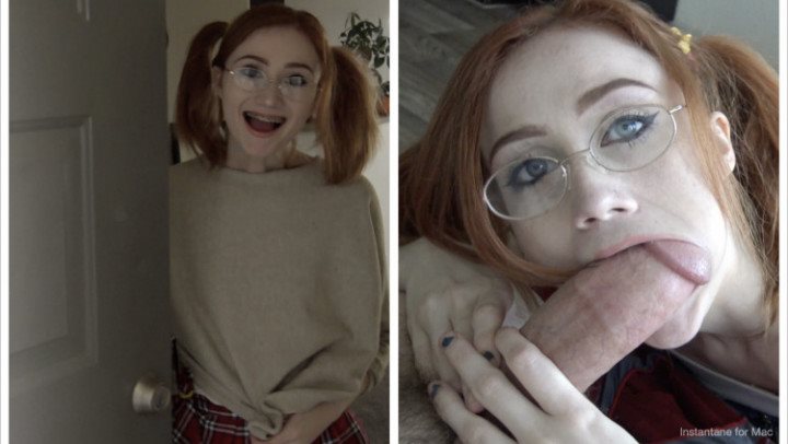 Poster for Clips4Sale Model - I Heard You'Re Really Good At Math - Scarletskies - Ginger, Braces, Eye Glasses (Алые Небеса Имбирь)