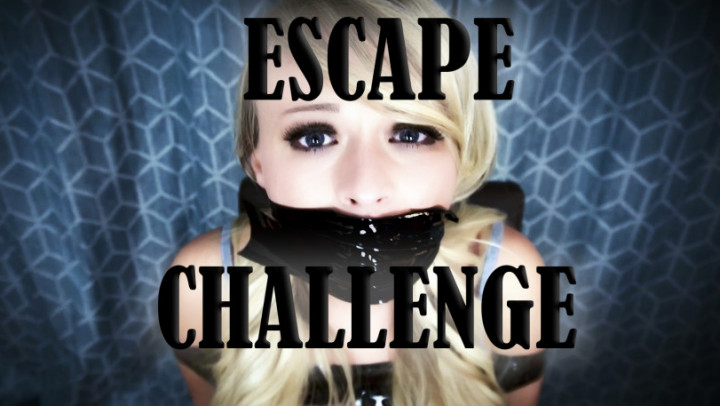 Poster for Peachyskye - Manyvids Model - Escape Challenge - Escaping, Bondage (Бондаж)