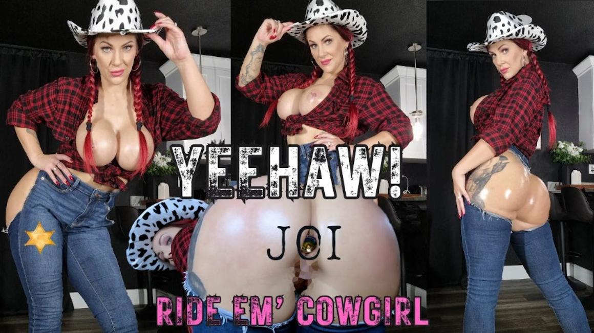 Poster for Yeehaw! Joi - Manyvids Model - Ruby_Onyx - Cowgirl, Lotionoilfetish