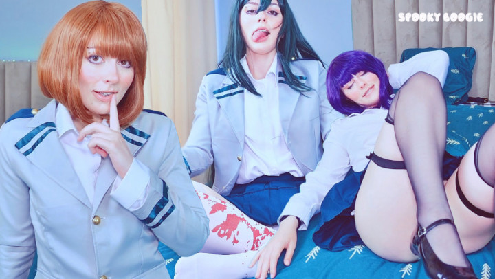 Poster for Spookyboogie - Manyvids Star - Girls From Mha Try To Seduce You Their Young Bodies - Teens (18+), Anal, Sexy Gamer (Подростки (18+))