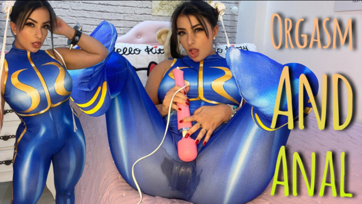 Poster for Chun Li Cosplay Cumming Squirting Anal - July 06, 2022 - Manyvids Model - Emanuelly Raquel - Squirt, Anal (Эмануэли Ракель Спринцовка)