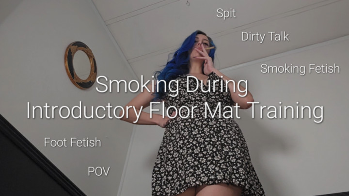 Poster for Freya Reign - Manyvids Model - Smoking During Floor Mat Training - Spitfetish, Sfw, Pov (Фрея Рейн)