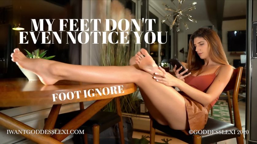 Poster for Clips4Sale Creator - My Feet Don'T Even Notice You - Luxurious Lexi - Foot Fetish, Ignore Fetish (Роскошная Лекси Фут-Фетиш)