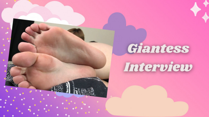 Poster for Giantess Interview - May 03, 2019 - Xgwen Ivy - Manyvids Star - Feet, Giantess, Interview (Гвен Айви Ноги)