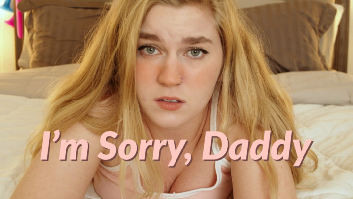 Poster for Jaybbgirl - I'M Sorry, Daddy - Manyvids Model - Pov, Kink, Daddysgirl