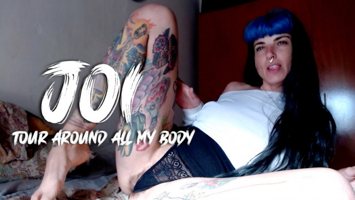 Poster for Joi Tour Around All My Body - Manyvids Girl - Gypsy Maya - Tease & Denial, Nipple Play, Foot Fetish (Цыганка Майя Фут-Фетиш)