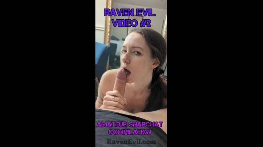 Poster for Manyvids Model - Ravenndick - 2 Amateur B/G Snapchat Compilation - Model, Amateur Couple, Tattoos (Любительская Пара)