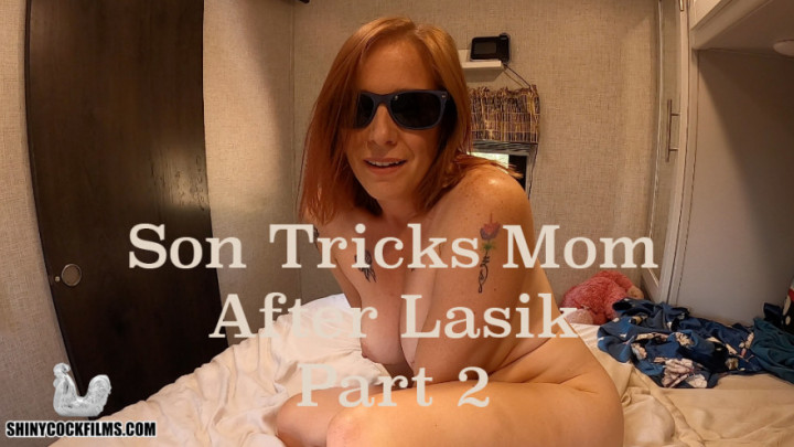 Poster for Jane Cane - Manyvids Model - Son Tricks Mom After Lasik, Part 2 - August 28, 2020 - Milf, Taboo (Джейн Кейн Табу)