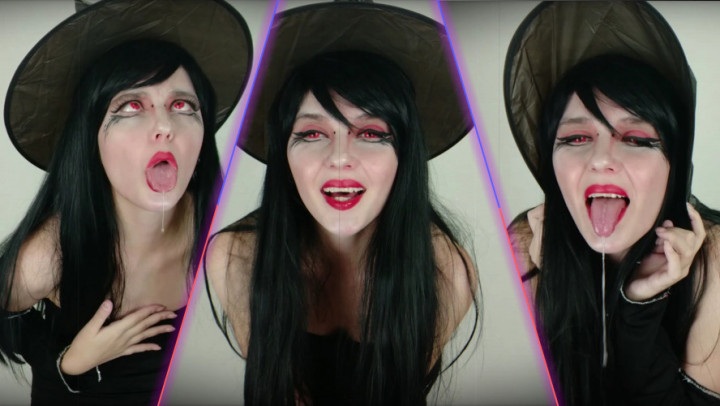 Poster for Lil Cosplay Slut - Manyvids Model - Witchcraft - Ahegao Face - Oct 27, 2020 - Costume, Silly Faces, Cosplay (Лил Косплей Шлюха Косплей)