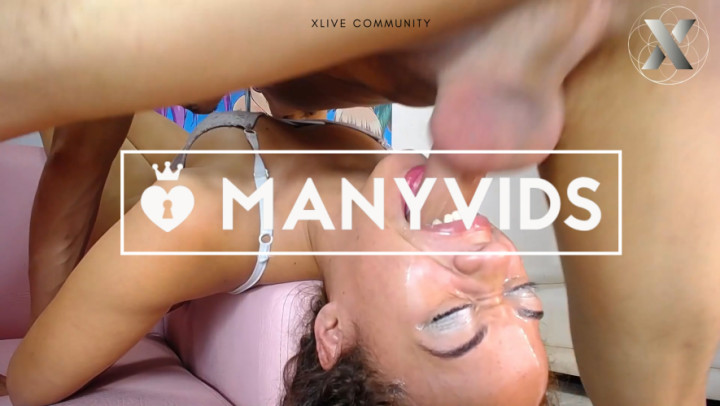 Poster for Xlivestudio - Manyvids Model - Yeah !Throat Bust Upside Down - Amateurcouple, Latina (Латина)