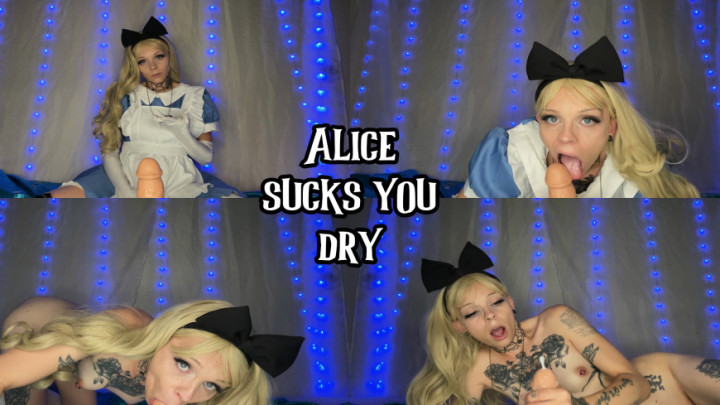 Poster for Alice Sucks You Dry - Tetra69 - Manyvids Girl - Pov, Cumshots, Cosplay (Тетра69 Кончают)