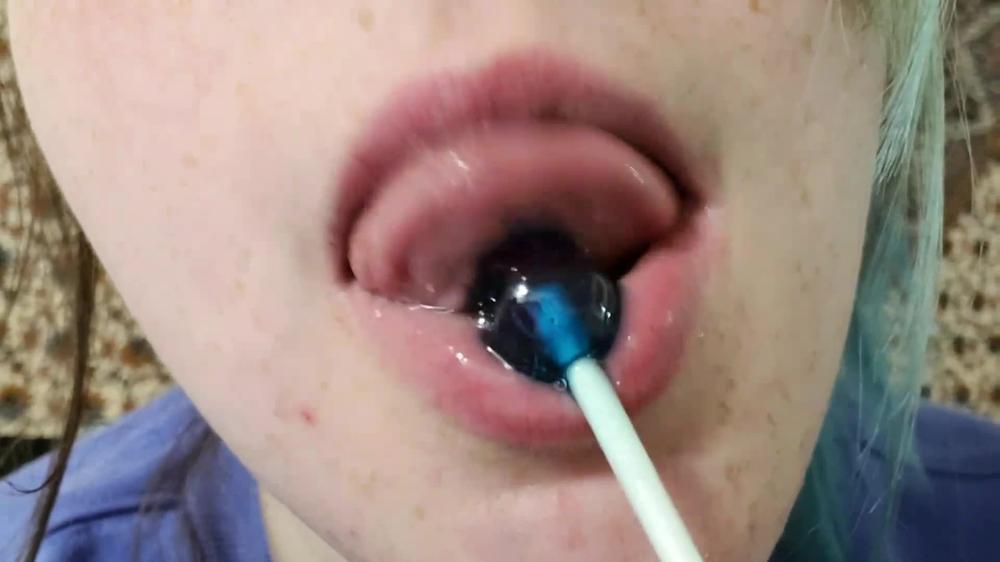 Poster for Manyvids Star - Oral Fixation With Braces Freckles - Paige Steele - Oral Fixation, Lollipop Lickers (Пейдж Стил Лизальщики Леденцов)