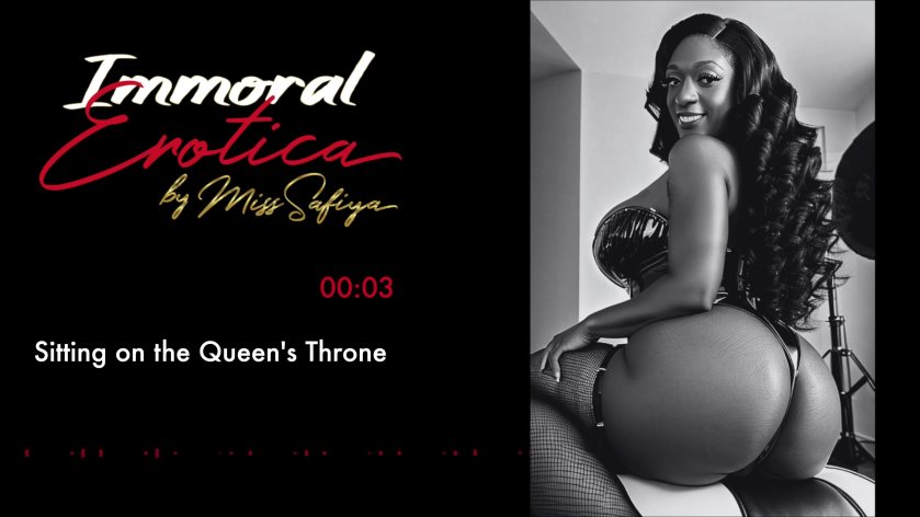 Poster for Miss Safiya - The Dungeon Diaries: Sitting On The Queen'S Throne - 4K - Clips4Sale Production - Ebony Female Domination, Fantasies (Мисс Сафия Чёрное Дерево Женское Доминирование)