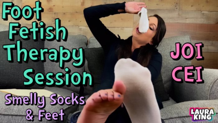 Poster for Lauraking - Clips4Sale Star - Foot Fetish Therapy Smelly Socks Joi Cei - Joi, Footsmelling (Джой)