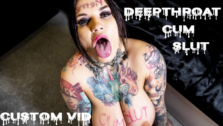 Poster for Sabiendemonia - Manyvids Model - Sabiendemonia Deepthroat Cum Slut - Bdsm, Submissive Sluts (Бдсм)